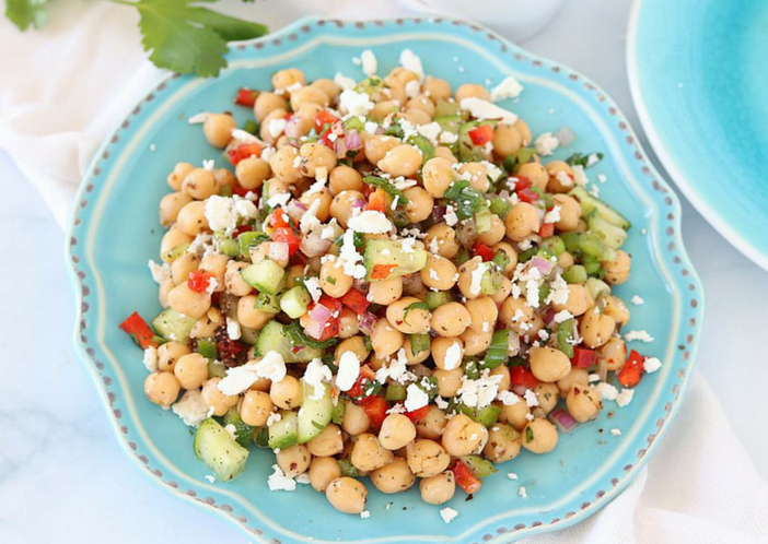 weight loss chick pea salad